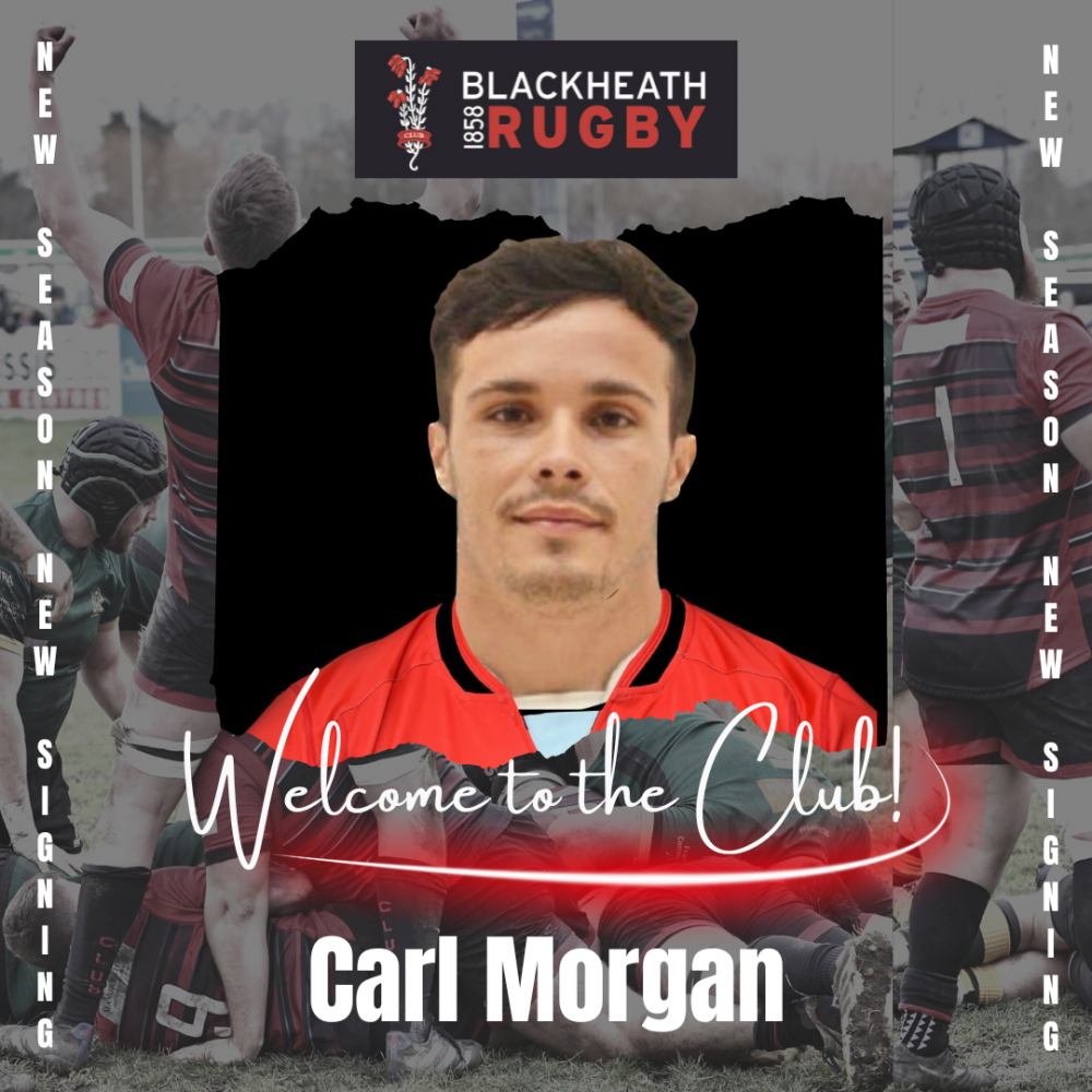 Carl Morgan signs - Blackheath Rugby