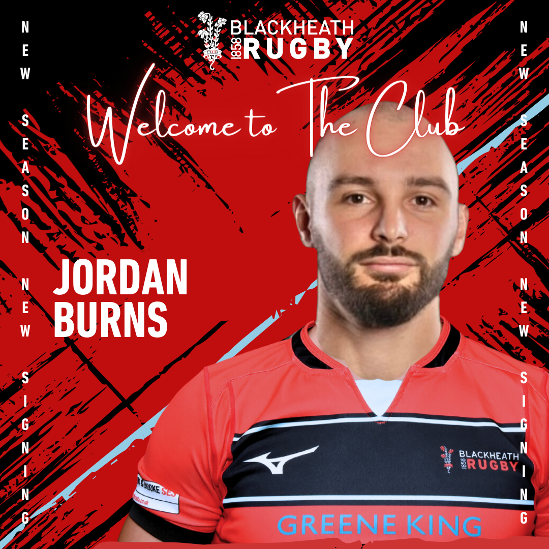 Jordan Burns joins the Club - Blackheath Rugby