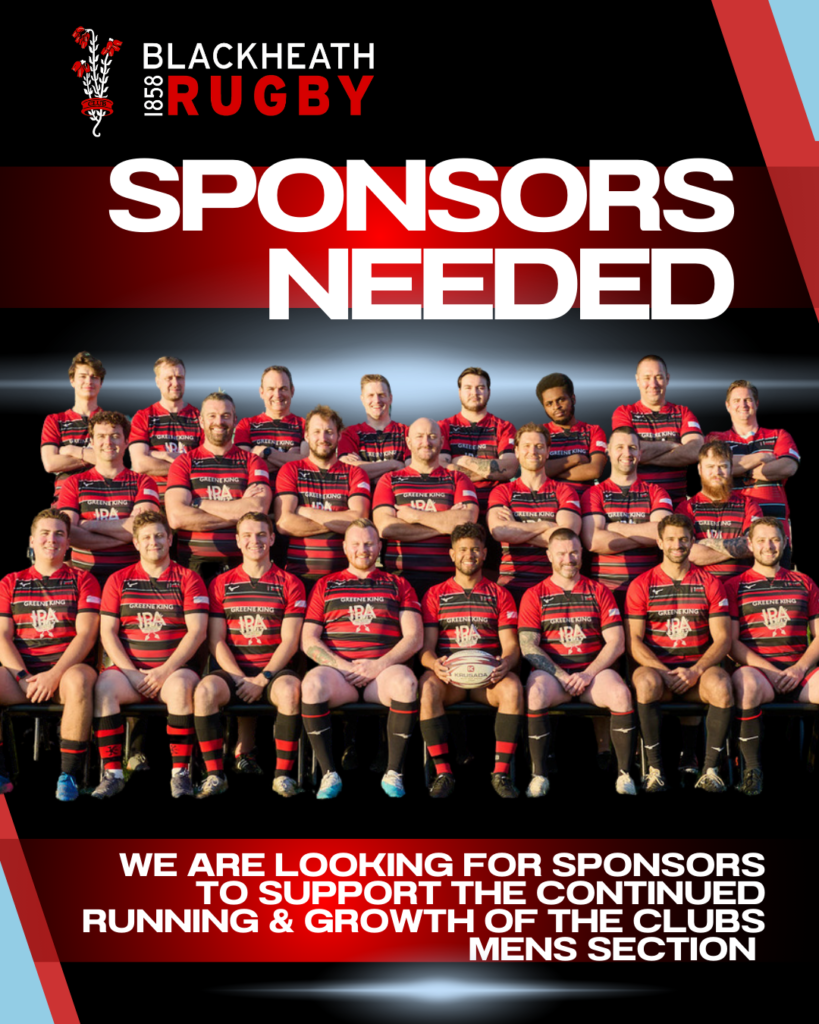 Sponsor Men’s Social Rugby at the Club - Blackheath Rugby