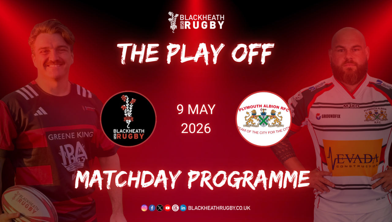 Programme - 09 May - Blackheath Rugby