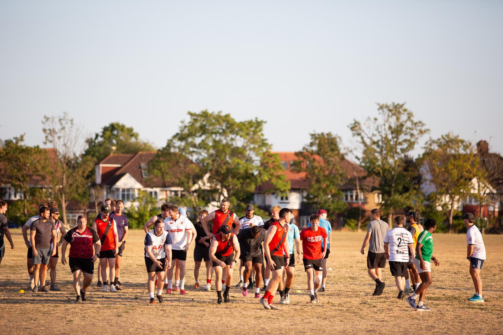 Men's Section Pre-season training